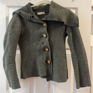 casch by gro abrahamsson asymmetrical button cardigan